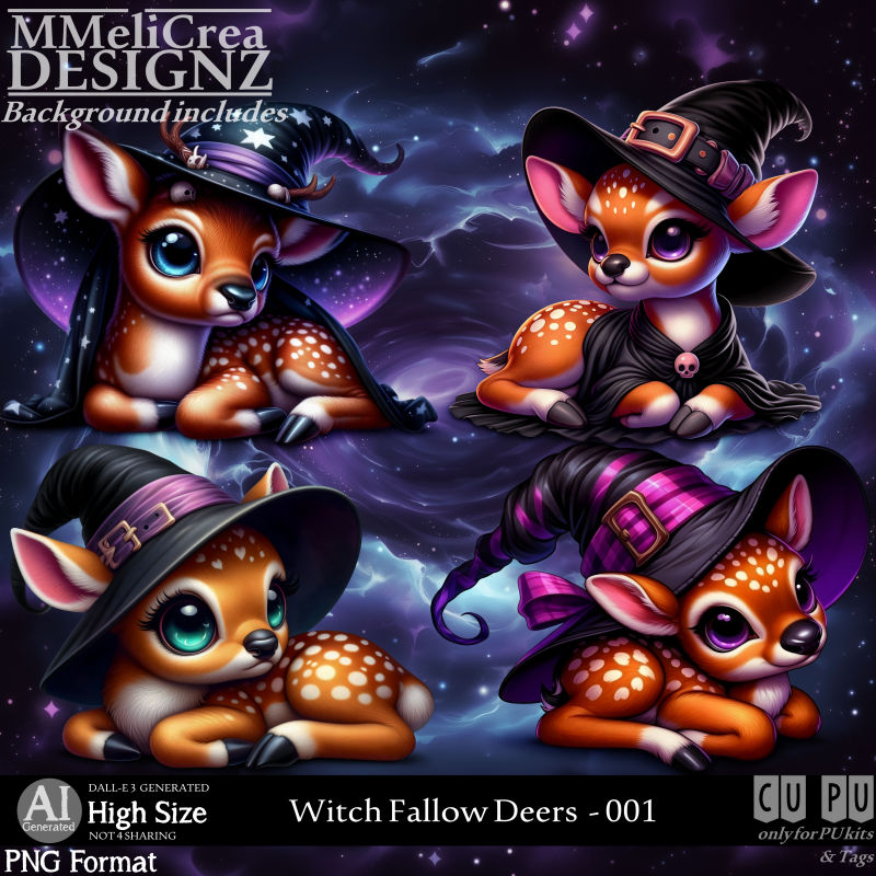 (image for) AI - Witch Fallow Deers - CU001 (CU4PU/PNG)